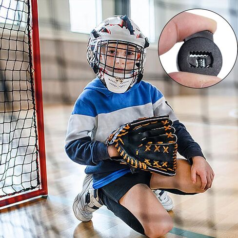 Glove Locks, Lace Locks for Baseball Glove 8 Pack, Strong Elasticity, Made Plastic and Springs, Fits All Gloves, Baseball Glove Accessories in Kuwait