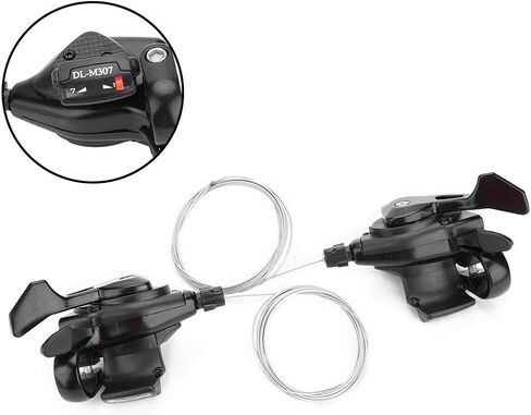 1 Pair Triple 3X7/8/9 Speed Gear Shift Derailleur Left/Right Shifter Outdoor Cycling-Disk Brake MTB Mountain Biking Parts Accessories in Saudi Arabia