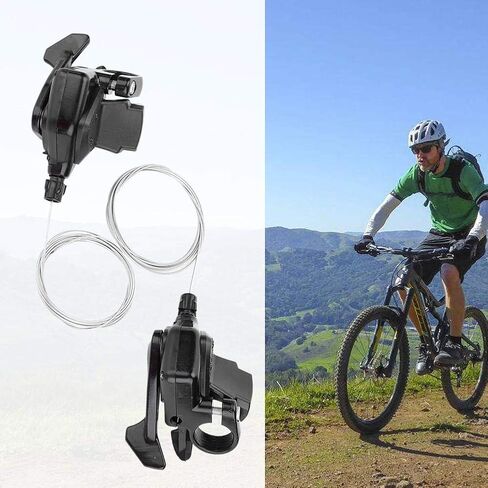 1 Pair Triple 3X7/8/9 Speed Gear Shift Derailleur Left/Right Shifter Outdoor Cycling-Disk Brake MTB Mountain Biking Parts Accessories in Saudi Arabia