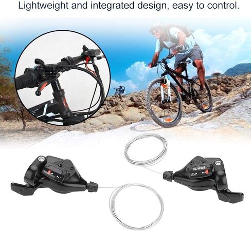 1 Pair Triple 3X7/8/9 Speed Gear Shift Derailleur Left/Right Shifter Outdoor Cycling-Disk Brake MTB Mountain Biking Parts Accessories in Saudi Arabia