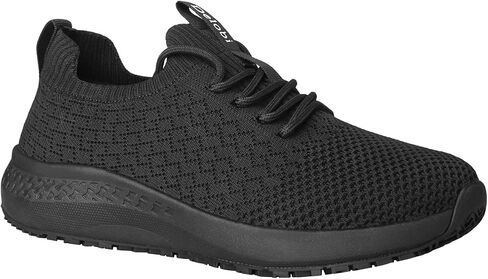 Non Slip Shoes for Women Food Service Work Shoes Restaurant slip Resistant Hospital Walking Sneakers Breathable Lightweight Lace Up Shoes in Saudi Arabia