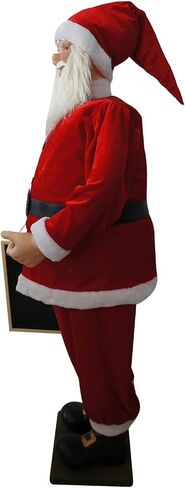 Fraser Hill Farm 58-In. Dancing Santa with Teddy Bear in Kuwait