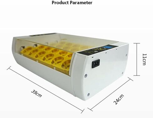110V 24 Eggs Incubator Full Automatic Incubator with LCD Display Automatic Temperature and Humidity Control Incubator for Hatching Eggs in Saudi Arabia