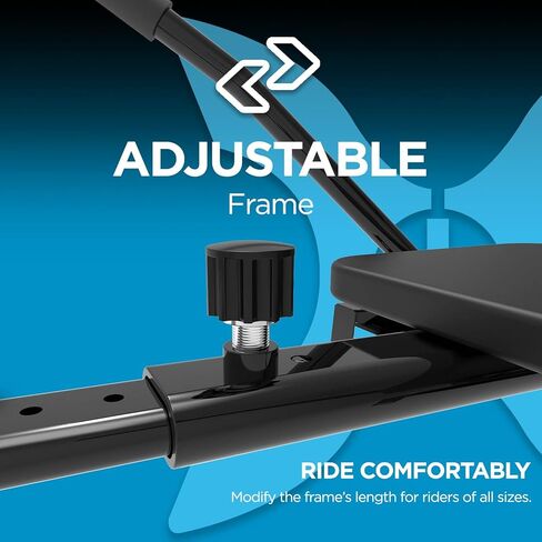 تحوم-1 توربو هوفر بورد كومبو | عربة مرفقة بالمقعد، سرعة قصوى 7 ميل في الساعة، نطاق 6 أميال، محرك 400 واط (2 × 200 واط)، وقت شحن 4.5 ساعة، أقصى وزن 220 رطل، أسود in Kuwait