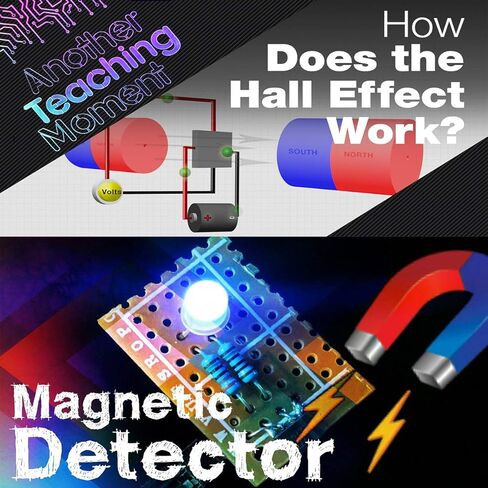 DC 4.5-24V Hall Magnetic Induction Module Electronics Module Parts Magnetic Induction Sensor South and North Pole Detection Resolver for Home, Office and Industrial Electrical in Kuwait
