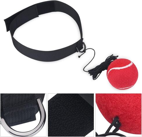 Boxing Reflex Ball, Boxing Fight Reflex Ball with Headband, Boxing Training Punching Ball Equipment to Improve Speed in Saudi Arabia