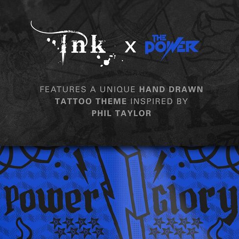 سهام الهدف تصميم Phil Taylor Ink رقم 6 رحلات رمي ​​السهام وسيقان أعمدة قصيرة (34 مم) - 9 رحلات و9 أعمدة في المجموع in Saudi Arabia