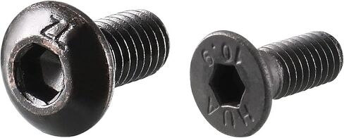 مسمار بغطاء سداسي من uxcell، M3x6mm M3x8mm رأس غاطس ورأس زر برغي مقبس سداسي 150 قطعة in Saudi Arabia