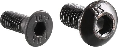 مسمار بغطاء سداسي من uxcell، M3x6mm M3x8mm رأس غاطس ورأس زر برغي مقبس سداسي 150 قطعة in Saudi Arabia