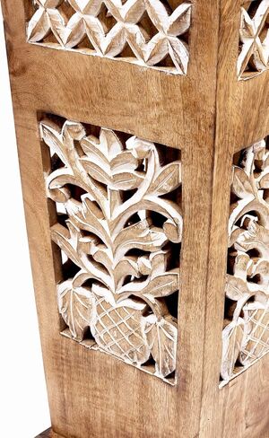 Wooden Umbrella Stand and Walking Canes Storage Rack for Home Office Entryway (Design2) in Kuwait