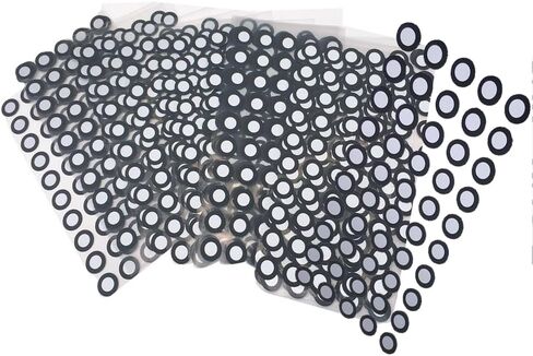 3D Scanner Markers for Industrial and Consumer 3D Scanner Optical Tracking Projects, HogarDeco 6.0mm 3D Scanner Dots 3D Target for Industrial and Interest 3D Scanning (500pcs, Inner 6mm, Outer 10mm） in Saudi Arabia