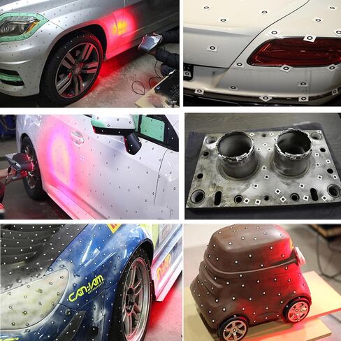 3D Scanner Markers for Industrial and Consumer 3D Scanner Optical Tracking Projects, HogarDeco 6.0mm 3D Scanner Dots 3D Target for Industrial and Interest 3D Scanning (500pcs, Inner 6mm, Outer 10mm） in Saudi Arabia