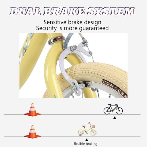 دراجة سبايس بيبي للأطفال للأولاد والبنات من عمر 2-7 سنوات، دراجة 12 14 16 بوصة مع عجلات تدريب وسلة، دراجات للأطفال من سن 3-6 in Kuwait