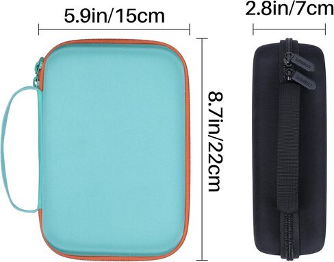 Hard Case Compatible with SCRIB3D P1 Advanced / MYNT3D Super Professional Printing / 3Doodler Flow / PIKA3D PRO 3D Printing Pen (Purple + Teal Case) in Kuwait