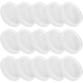 Drum Bung Plug 20pcs Oil Drum Lid Barrel Bung Cap Iron Caps Seal Lid Barrel Caps Replacement Oil Drum Covers with Gaskets