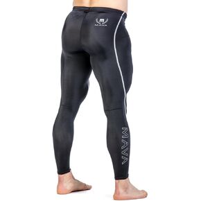Mava Men’s Compression Pants - Warm and Comfortable Base Layer Tights and Athletic Leggings for Sports, Running, Gym Workouts