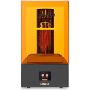 3D Printer Resin 3D Printer Orange 4K 3D Printer Photo Polymerization 3D Printer Monochrome 5.5 Inch 4K Display Parallel LED Lighting Large Print Size 4.72 x 2.68 x 7.48 Inch