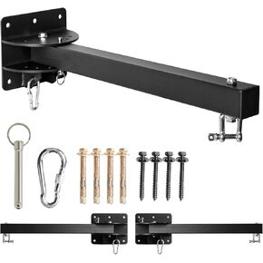 YEEGO DIRECT Heavy Bag Hanger,900 LBS Adjustable Wall Mount Punching Heavy Bag Hanger, 360° Rotatable Stand Boxing Bag Bracket for Home Gym Indoor Outdoor Kickboxing Bag Muay Thai Bag