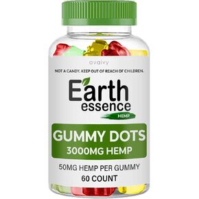 Earth Essence Gummies - Earth Essence Hemp Gummies (Single, 60 Gummies)