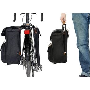 The Buro bag for your bike - Backpack, Briefcase, and Pannier for Commuter and Student Cyclists