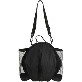 PATIKIL Basketball Bag, Sports Backpack Waterproof Ball Bag Carrier Holder with Adjustable Shoulder Strap, 2 Side Mesh Pockets for Soccer Football Volleyball