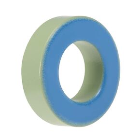 uxcell Toroid Core, Ferrite Chokes Ring Iron Powder Inductor Ferrite Rings, Light Green Blue, 21.3 x 38.8 x 11.2mm
