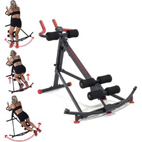 Ab Swing by SIDESHAPER 2024 Version - Ab Workout Equipment, Compact and Portable Ab Machine, Work Out Trainer Muscle Toning Device - Body Toner Exercise/Adjustable Workout Fitness Cruncher