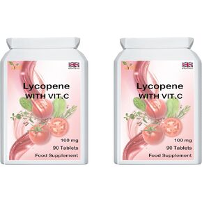 Ved Lycopin Supplement | 100mg 90 Tablets (pack of 2)