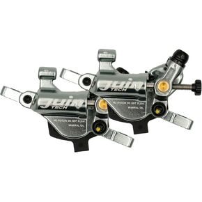Juin R1 Hybrid Hydraulic Disc Brake Caliper, Mechanical/Hydraulic Disc Brake Kit, Titan