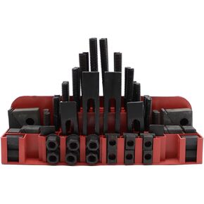 58 Pcs Hold Down Clamp Clamping Set Kit (7/16" Slot 3/8" Stud)