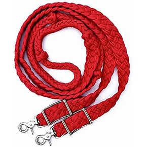 Braided Barrel Reins with Scissor Snaps