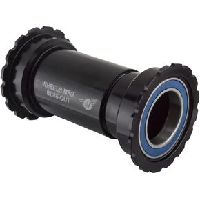 Wheels Manufacturing BB86/92 Outboard ABEC-3 BB for 24mm (Shimano) Cranks - Black