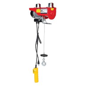Vestil MINI-2 Mini Cable Hoist, Single Line Uniform Capacity: 200 lbs., Double Line Uniform Capacity: 400 lbs., 30 fpm Max Lift Speed, 115V