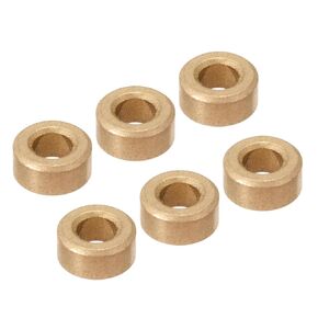 10pcs Sleeve Bearings - [6mmx10mmx12mm] Sintered Bronze Self-Lubricating Bushing for Machine Shaft Use