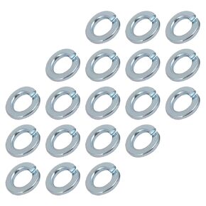 Split Lock Washer (5/16") 40Pcs, Zinc-Plated Carbon Steel Spring Lock Washer Elastic Gasket - for Household Applications