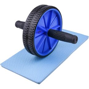 Abs Core Strength Roller Trainer - Abs Balancing - Non-Slip Handles - Double Wheel - Back Triceps Shoulders Exercise Equipment - Home Gym - Workout Fitness - Core Workout Men & Women