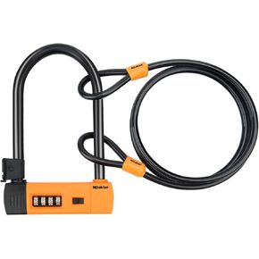 قفل على شكل حرف U للدراجة كومبو من NDakter مع كابل بطول 6 أقدام، أقفال دراجة بقطر 14 مم شديدة التحمل مضادة للسرقة، سكوتر كهربائي مكون من 4 أرقام قابل لإعادة الضبط، قفل دراجة ثلاثية العجلات للدراجة الإلكترونية والدراجات النارية والدراجة الثلاثية in Kuwait