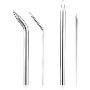 4pcs Baseball Lacing Needle, Handy Glove Shoelace Repair Kit Durable Reliable Leather Lacing Needle Precise Mitt Needle Curved Needles Tool for Softball Baseball Glove Relacing and Repair