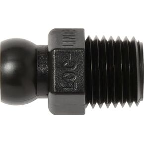 Loc-Line - 49426-BLK Coolant Hose Component, Black Acetal Copolymer, Connector, 1/4" Hose ID, 1/4" NPT (Case of 50)