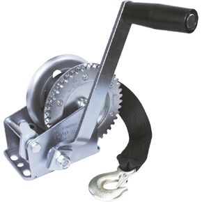 SeaSense Zinc Plated Trailer Winch with 20' Strap