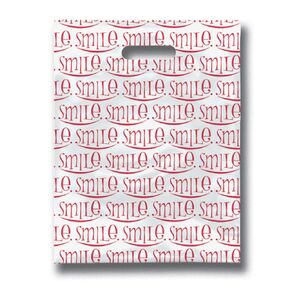 Scatter Smile Dental Giveaway Bags, 9" x 12", Pack of 100