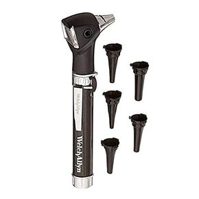 Welch Allyn Pocket Fiber Optic Otoscope Black (22840)