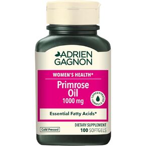 Adrien Gagnon - Evening Primrose Oil 1000 mg, for Premenstrual Syndrome - 100 Count