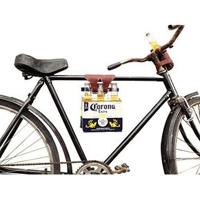 Six-Pack Bike Cinch (Bicycle Beer Carrier) Handmade by Hide & Drink (Bourbon Brown)