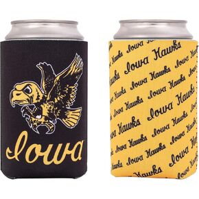 Desert Cactus University of Iowa Can Insulator Hawkeyes Beverage Cooler 1 Pack Foam Beverage Holder (1)