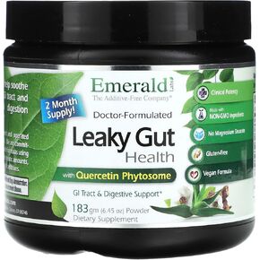 Emerald Labs Leaky Gut Health - Digestive Support Supplement with DGL Licorice, Aloe Vera Extract & More - Supports Colon & Gut Health - 6.45 oz (Up to 60-Day Supply)