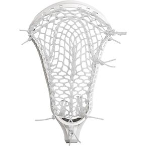 Epoch Lacrosse - Women's Lacrosse Head Purpose 10° Strung with Pro Pocket - Composite Injected Polymer Lacrosse Stick Head, Knot Lock Technology, 10° Bottom Rail - White