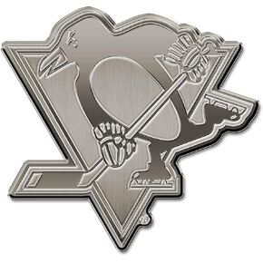 Rico Industries NHL Hockey Standard Antique Nickel Auto Emblem for Car/Truck/SUV