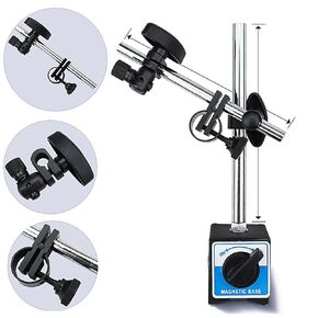 Magnetic Bases, Adjustable Indicator Stands Metal Test Indicator Holder, 250 * 85 * 53mm Digital Level, Magnetic Watch Holder, Hydraulic Magnetic Workbench, Universal Magnetic Gauge Holder