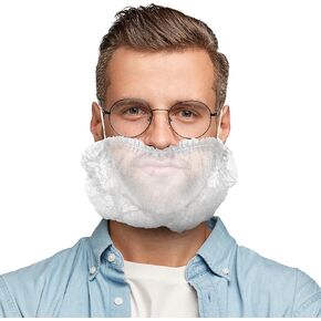 ABC Polypropylene Beard Nets 18" Pleated